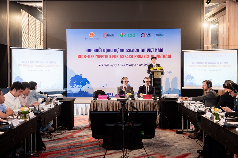 Cuộc họp khởi động Dự án ASEACA tại Việt Nam thúc đẩy hợp tác Một sức khỏe trong phòng ngừa dịch bệnh mới nổi